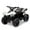 White, variant on Luku Kids ATV 4 Wheeler, 6V Electric Vehicle with Music, Foot Pedal and Wear-Resistant Wheels, Pink