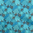 thumbnail image 1 of oneOone Rayon Aqua Blue Fabric Asian Chinese Floral Sewing Fabric By The Yard Printed Diy Clothing Sewing Supplies 56 Inch Wide, 1 of 4