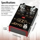 thumbnail image 5 of Guitarra eléctrica de heavy metal JOYO UZI R-03 con pedal de distorsión, 5 of 7