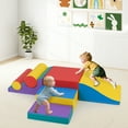 thumbnail image 2 of Gymax 7 PCS Toddler Climbing Blocks w/Hook & Loop Fasteners & Gift for 1+ Baby, 2 of 9