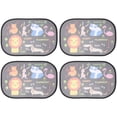 thumbnail image 1 of 4Pcs Car Sun Shade Car Side Window Static Cling Decals Stickers for Baby Kids, 1 of 8
