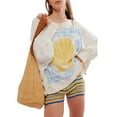thumbnail image 7 of Gkeoshab Sweater Dress Round Neck Long Sleeve Shirts for Women Casual Fall Tops Lightweight Tunic Sweaters Fashion Clothes Loose Fit 2025 Light Yellow XL, 7 of 7