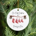 thumbnail image 2 of Family Christmas Ornaments Personalized Family of Three Christmas Ornament 2025, Best Parents and Kids Gift for Wife, Husbands, Her, Him Baby First Christmas Ornaments(B), 2 of 5
