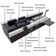 Manual Hot Glue Binder Binding Machine Document And Book Binding Machine