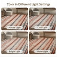 thumbnail image 7 of ODIKA 6'x9' Ultra-Soft Area Rug, Entryway Southwestern Zigzag Distressed Vintage Stripe Border None Washable, Bare feet friendly, Silk-Touch for Guest Room, Bedroom, 7 of 7