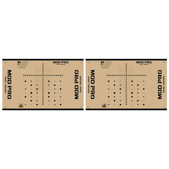 Morrell Yellow Jacket MOD Pro Polypropylene Archery Target, 2 Pack, Tan
