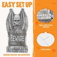 thumbnail image 6 of Joyfy 17" Halloween Decorations Outdoor Tombstones,5 Pack Halloween Graveyard Foam Headstones Decor with 12 Metal Stakes for Prop Cemetery Yard Lawn Decorations,Party Supplies, 6 of 9