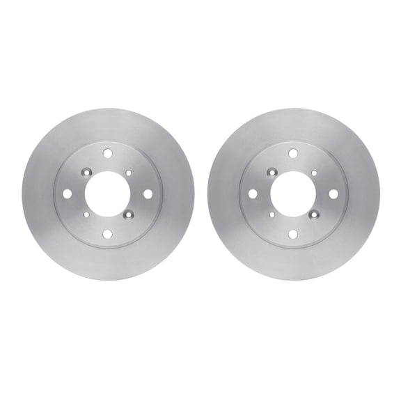 Dynamic Friction Company Front Brake Rotors - 6002-47010