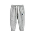 thumbnail image 3 of Girls Pants Boys Dinosaur Print Athletic Sporty Long Pants Toddler Light Gray 6-7 Years, 3 of 3