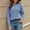 Blue, variant on WNEGSTG Sweater for Women Chenille Pure Color Long Sleeved Sweater Fall Fashion 2023