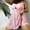 Pink, variant on Sakmal Pink Plus Size Bathing Suit Swim Dress Solid Tummy Control Oversize Swimsuits for Women