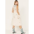 thumbnail image 4 of Johnny Was Women's Zanzibar Tiered Embroidered Midi Dress Ivory   US, 4 of 4