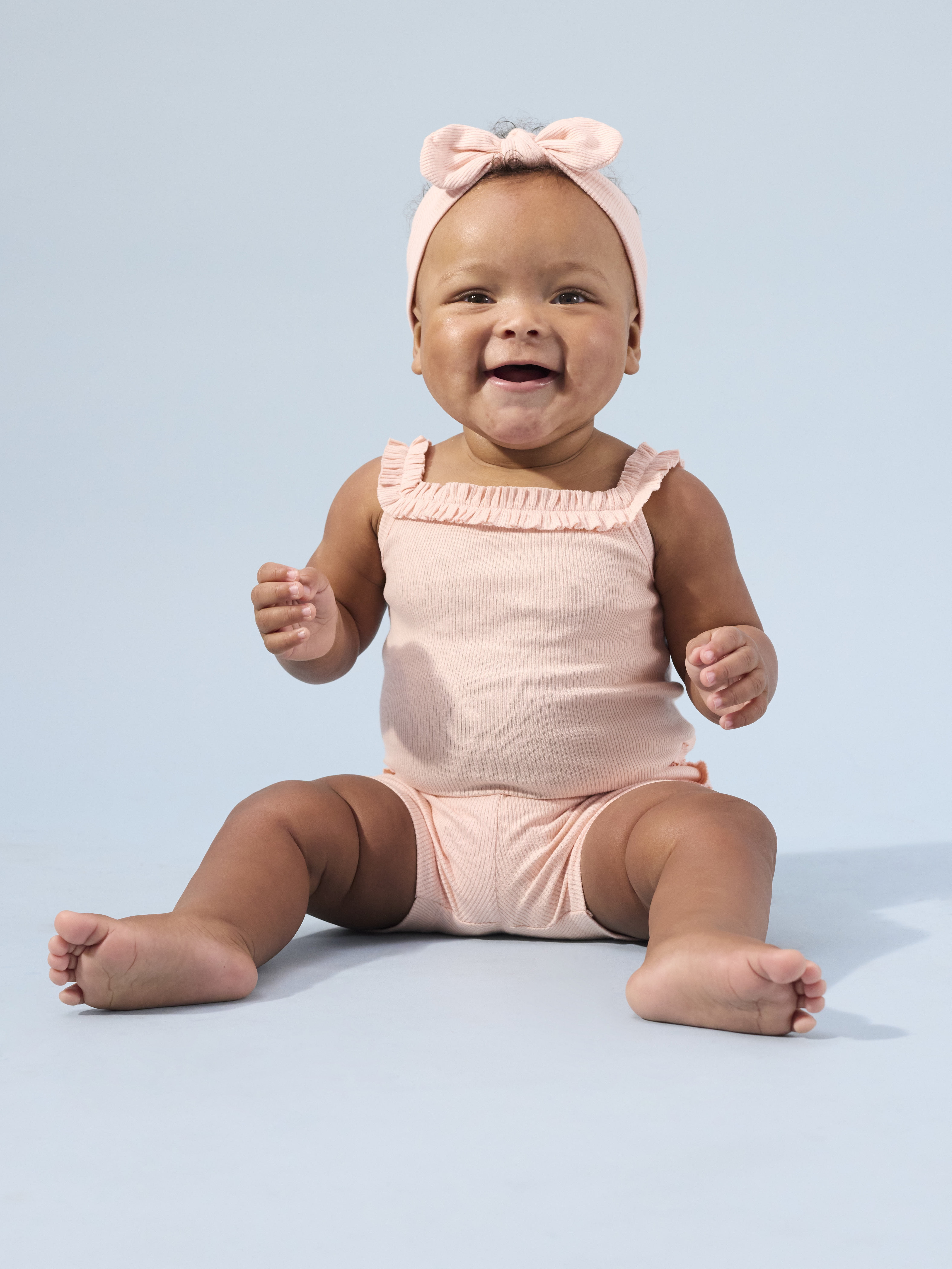 Little Star Organic Infant Girls 6PC Bundle Set, Sizes NB-24M