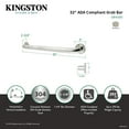 thumbnail image 4 of Kingston Brass GB1432ES Made To Match 32-Inch x 1-1/4-Inch O.D. Stainless Steel Grab Bar in Brushed, 4 of 5
