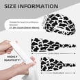 thumbnail image 2 of Cow Print Black White Headbands for Women Men, Workout Elastic Sweat Band for Yoga Running Cycling Gym Exercise Non Slip Head Bands for Women's Hair, 2 of 5