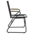 thumbnail image 3 of vidaXL Garden Chairs 4 pcs Black 58x59x85.5 cm PVC Rattan, 3 of 5