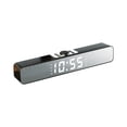 thumbnail image 2 of Electronic Gadgets Qwtwty Clock Bluetooth Speaker Long Desktop Alarm Clock Audio Mirror Clock, 2 of 9