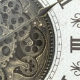 thumbnail image 4 of Yosemite Home Decor Metal Classic Chic Wall Clock with Gears in Black, 4 of 5