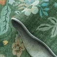 thumbnail image 5 of YOUFORTONG 2x3 Washable Floral Area Rug,Non Slip Soft Thin Carpet for Entryway Bedroom Nursery Farmhouse Dorms,Green, 5 of 6