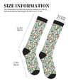 thumbnail image 2 of Picia Flowers and Cactus Printed Sports Compression Socks - 15-20mmHg Graduated Compression, High-Performance Soft and Breathable Socks for Men and Women, 2 of 5