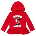 thumbnail image 2 of Disney Minnie Mouse Infant Baby Girls Fleece Hoodie and Leggings Outfit Set Infant to Little Kid, 2 of 5