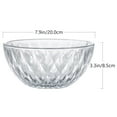thumbnail image 2 of Tineasur Crystal Acrylic Fruit Serving Bowl for Home Use, Clear Snack Salad Bowl, 1 Piece, 2 of 6
