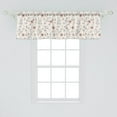 thumbnail image 2 of Ambesonne Hippo Window Valance, Background Theme, 54" X 18", Multicolor, 2 of 3