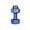 Blue, variant on Pebbuoy 500/1500/2200/2600ML Dumbbell Sports Water Bottle Clear Portable Arm Strength Training Workout Water Drinking Cup Home Gym Fitness Equipment