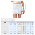 thumbnail image 4 of Faldas de tenis para mujer con bolsillos Forro de pantalones cortos deportivos 2 en 1 para, 4 of 8