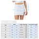 thumbnail image 3 of Faldas de tenis para mujer con bolsillos Forro de pantalones cortos deportivos 2 en 1 para, 3 of 8