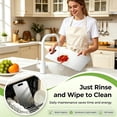thumbnail image 5 of SYNYLIIFE Titanium Cutting Board Set of 3, Metal Chopping Board for Kitchen, Knife Friendly, Dishwasher Safe, Ideal for Meat, Fruit, Vegetables, 5 of 6