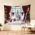 thumbnail image 7 of SOFIKAANMU Christmas Tapestries, Various Designs And Patterns, Winter Snow And Forest Tapestries, Bedroom And Dormitory Home Decor Tapestries, 6 Sizes, 80 X 60 Inches., 7 of 7