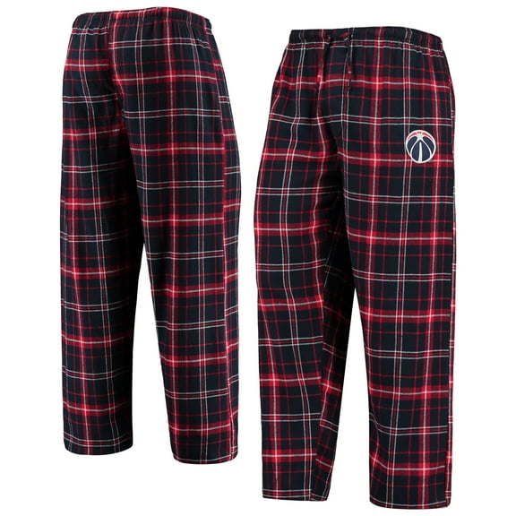 Men's Concepts Sport Navy/Red Washington Wizards Ultimate Plaid Flannel Pants