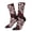 2 Black-2, variant on Snake And Rose Print Adult Socks for Men & Women,Calf Socks, Ankle Socks,Boots Socks,Breathable Casual Sock,Unisex Crew Socks