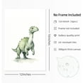thumbnail image 2 of Dinosaur Watercolor Wall Art Decor Dino Boys Room Canvas Wall Art Nursery Kids Prints Toddler Dinosaur Poster Boys Kids Artwork Dinosaur Nursery Pictures for Boys Room 12x16 Inch Unframed Set of 6, 2 of 4