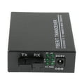thumbnail image 2 of Convertidor Gigabit Ethernet para cámaras , hasta 100 Mbps 10 / 100Base-TX a 100Base-FX modo único, se extiende hasta 20 km, 4x Baoblaze Convertidor de fibra de medios Ethernet, 2 of 7