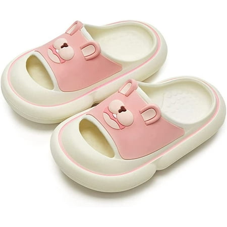

CoCopeaunts Summer Open Toe Beach Slides for Boys Girls Lightweight Cute Animal Slides House Shoes Indoor Outdoor