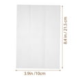 thumbnail image 2 of Worgeous 100 Pcs Bulk Napkins Paper Napkin Birthday Party Napkins Banquet 21.5X10cm White, 2 of 8