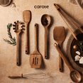 thumbnail image 5 of CAROTE 8-Piece Wooden Cooking Utensils Set for Kitchen, Acacia Wood Utensils Set, 5 of 7
