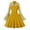 Yellow, variant on Women's Vintage 1950s Audrey Rockabilly Dresses Retro Mesh Sleeve A-Line Cocktail Party Swing Prom Dress