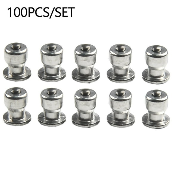 BUYISI 100Pcs Aluminum Tire Studs Screw-In Wheel Tire Snow Spikes For Cycling Fat Bike Mount Tyre Snow Tire Studs