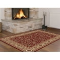 thumbnail image 2 of Tayse Sensation Area Rug 4810 RED Traditional Red Scrolls Leaves 8' 9" x 12' 3" Rectangle, 2 of 3