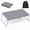 Grey, variant on Ultralight Portable Camping Table - Folding Aluminum Alloy Mini Side Table - Compact & Durable Outdoor Table for Picnic, BBQ, Hiking, Fishing, and Backpacking - Carrying Bag Included