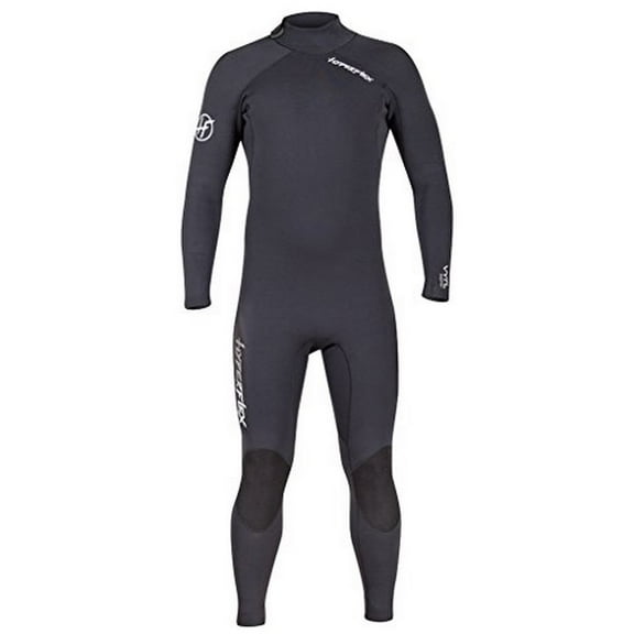 Hyperflex Vyrl Men's 3/2mm Back Zip Full Wetsuit, Black