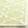 thumbnail image 6 of SAFAVIEH Cambridge Liz Geometric Wool Area Rug, Light Green/Ivory, 8' x 8' Round, 6 of 10