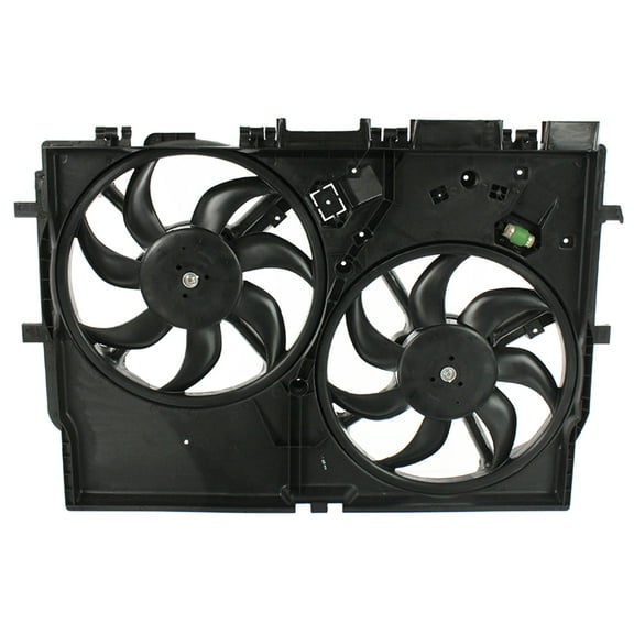 Agility Auto Parts 6010294 Dual Radiator and Condenser Fan Assembly for Ram Specific Models