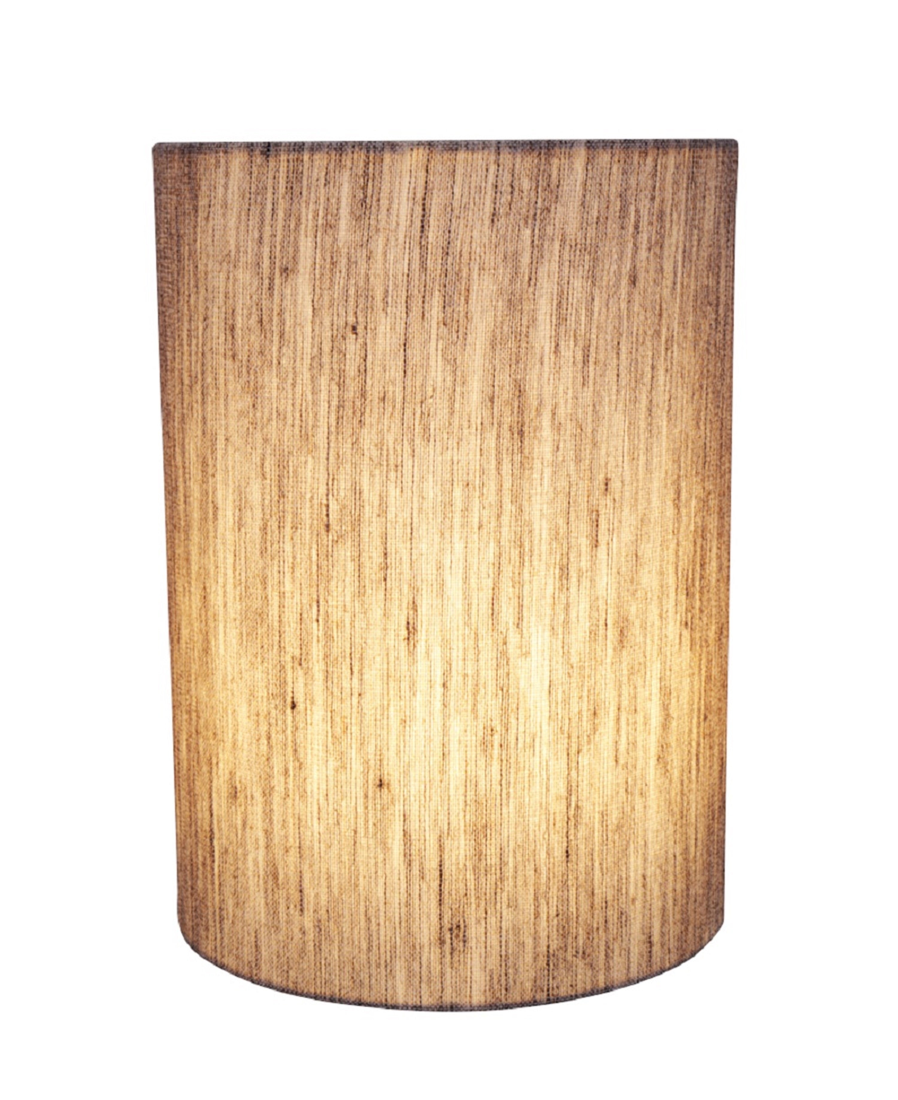 Aspen Creative 31274 Transitional Drum (Cylinder) Shaped Spider Construction Lamp Shade in Light Grey, 8" wide (8" x 8" x 11")
