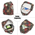 thumbnail image 5 of FORMRS Mini Backpack Purse for Women Travel Daypack Casual Shoulder Bag, Dark Tartan Pattern, 5 of 7