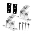 thumbnail image 4 of 2 soportes de montaje para paneles solares con ángulo de inclinación, almohadillas antideslizantes, tornillos para hogar, soporte de hardware para, 4 of 8