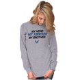 thumbnail image 4 of US Air Force Hero Airman Brother Long Sleeve TShirt Men Women Brisco Brands X, 4 of 6
